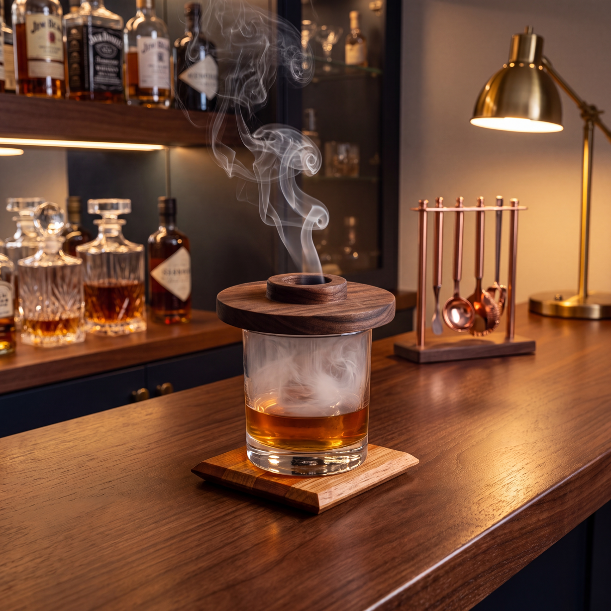 Ahumador para Coctelería de Madera