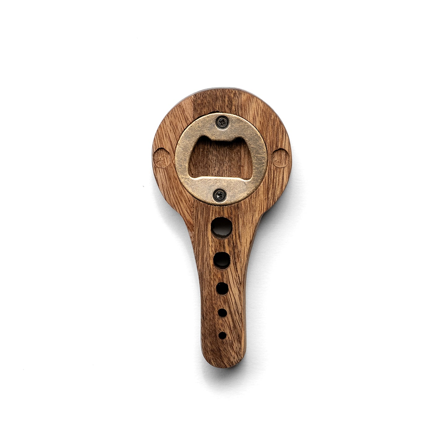 Destapador Magnético y Pelador de Hierbas de Madera
