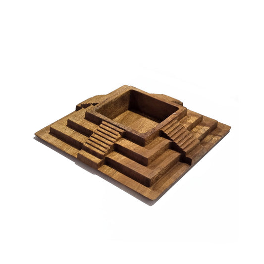 Cenicero Pirámide de madera