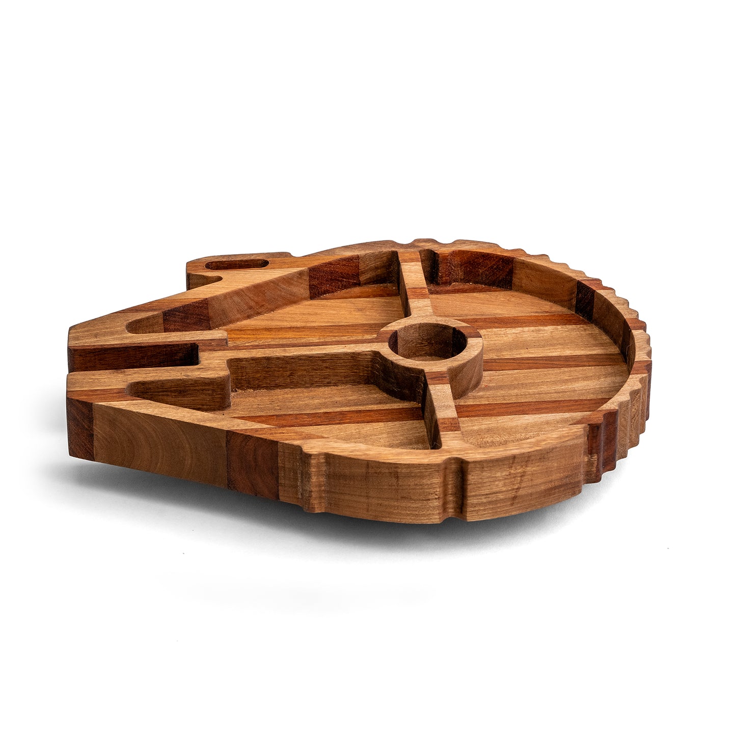 Charola Halcón | Botanero de Madera