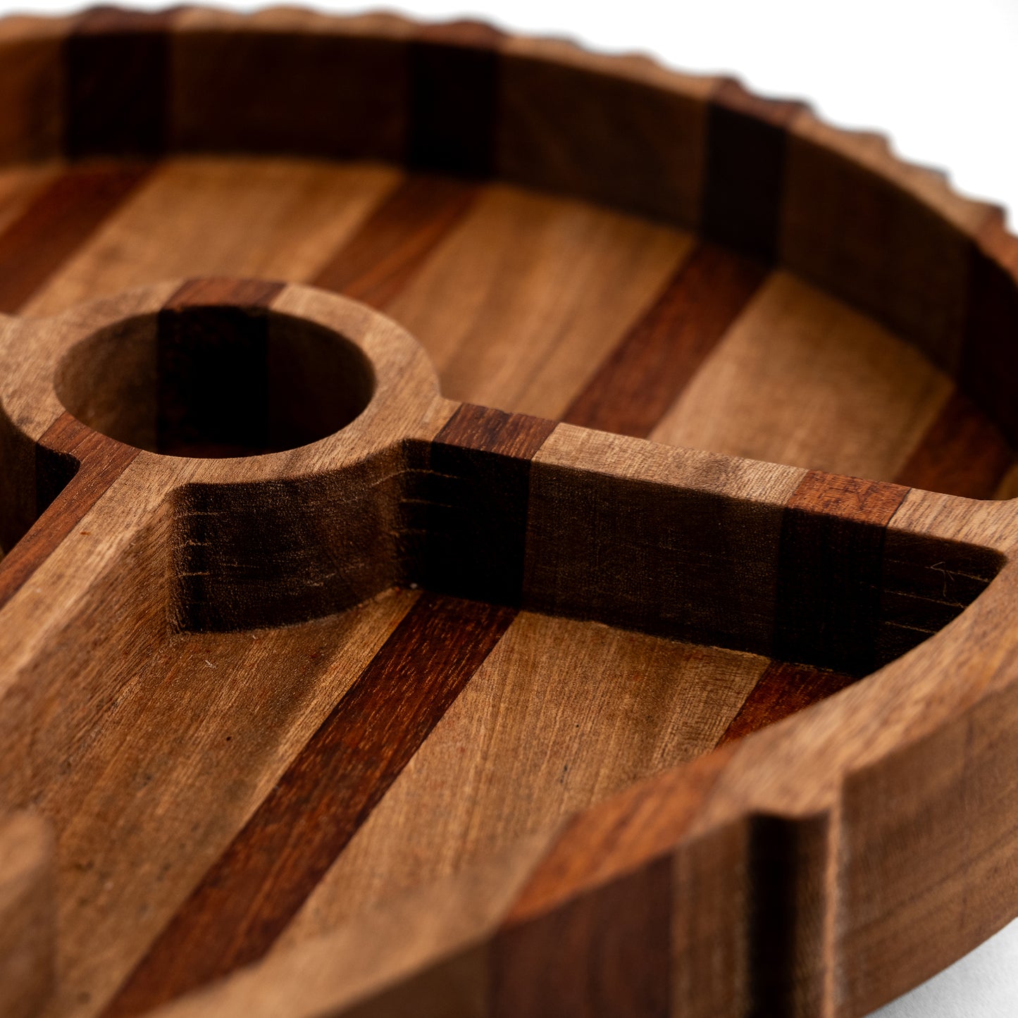 Charola Halcón | Botanero de Madera